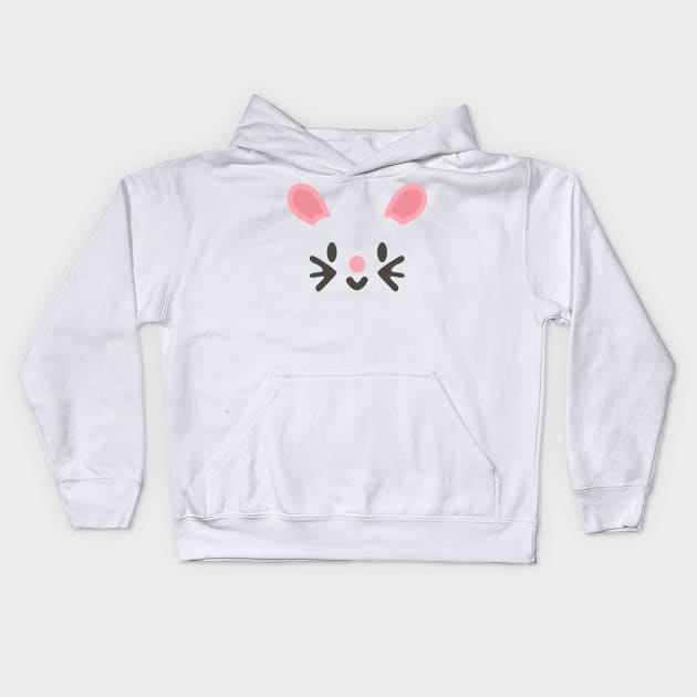 Cute Mouse Kids Hoodie by kirstiedesign